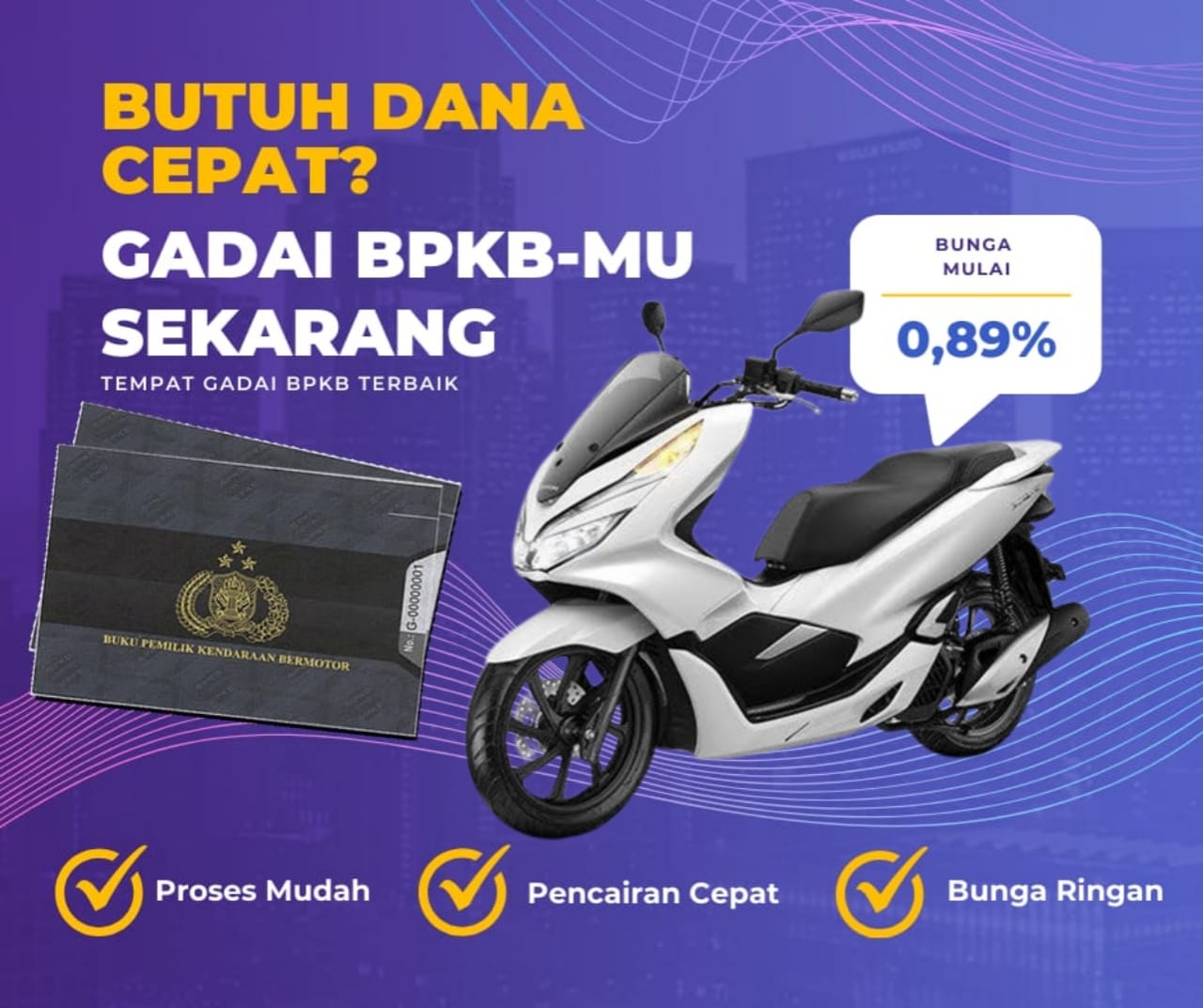 Kredit Jaminan Bpkb Motor Honda Pcx 150 Abs Dapat Dana Berapa? Seperti Ini Simulasinya